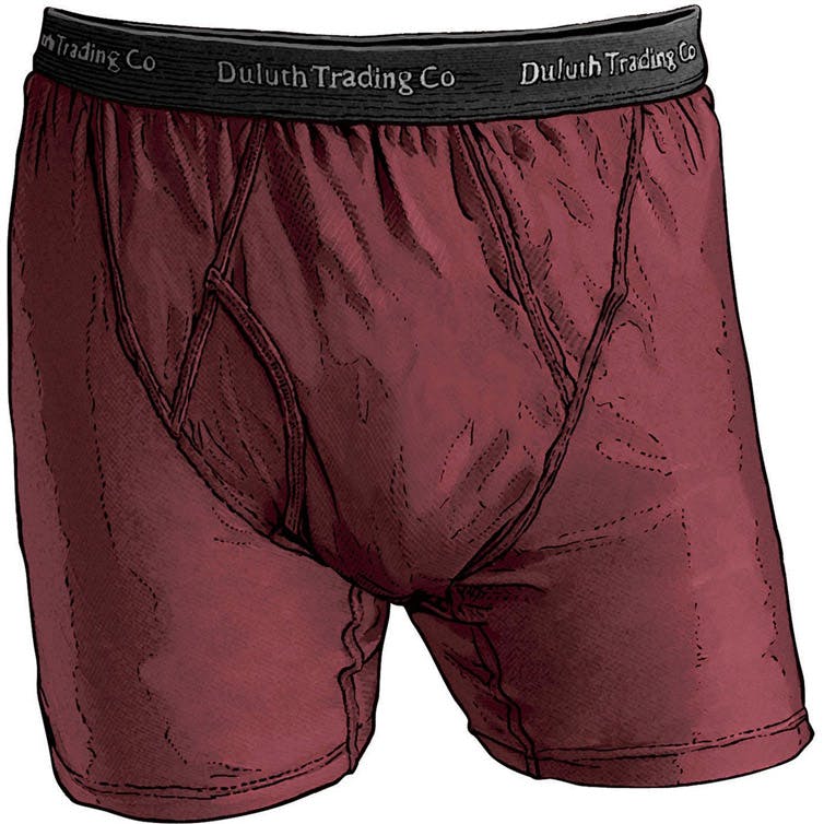 Duluth Trading Company Buck Naked Performance Briefs